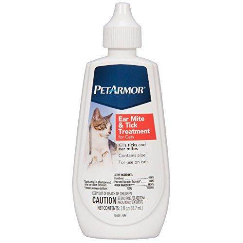 Sargents Remedy Ear Mite and Tick For Cats 3oz{L + - Cat