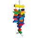 A & E Cages Happy Beaks Parallelogram Wooden Bird Toy Large 644472991208