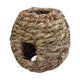 A & E Cages Small Animal Multi-Hole Grass Play Ball Natural Medium 644472001174