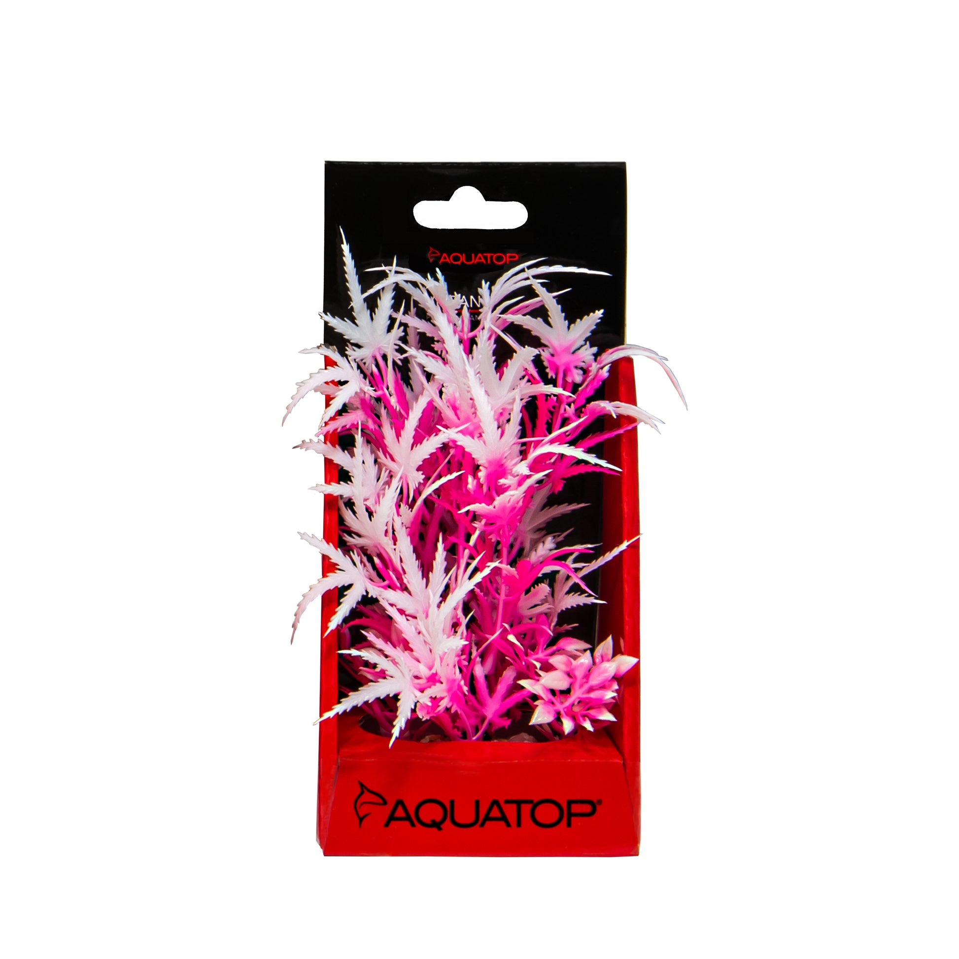 Aquatop Vibrant Fluorescent Cannabis Plant Pink Frost 6 in 850047393760
