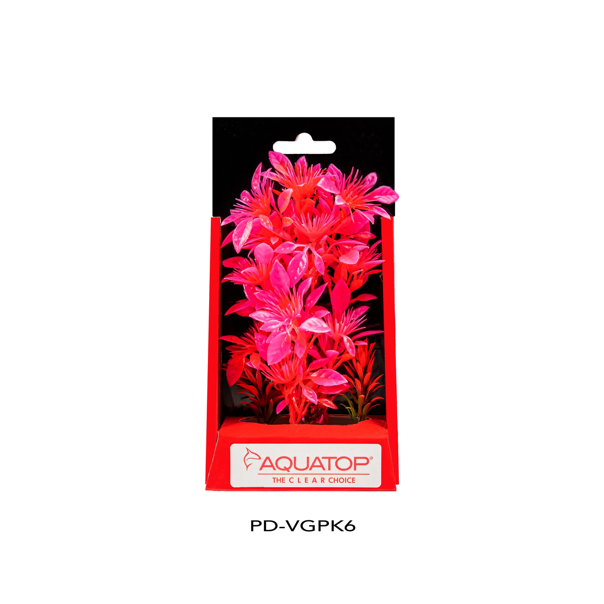 Aquatop Vibrant Garden Plant Pink 6 in 810074880268