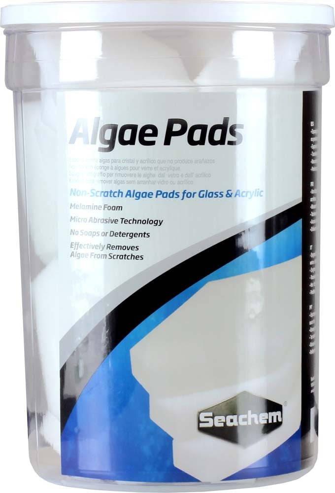 Seachem Algae Pad for Glass & Acrylic Aquariums White 15 mm 18 Pack