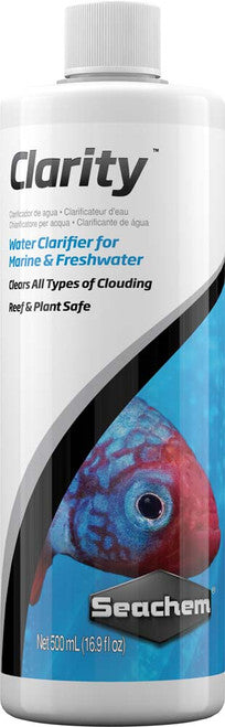 Seachem Clarity Ultimate Water Clarifier 500ml/16.9oz - Aquarium