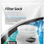 Seachem Filter Sock with Plastic Collar White 4in X 12in SM - Aquarium