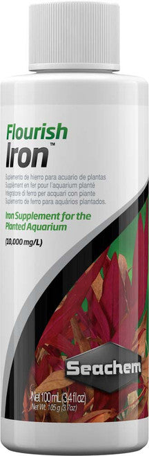 Seachem Flourish Iron Plant Supplement 3.4 fl. oz - Aquarium