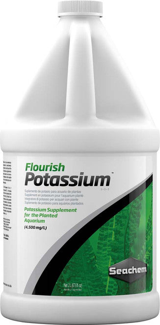 Seachem Flourish Potassium Plant Supplement 67.6 fl. oz - Aquarium