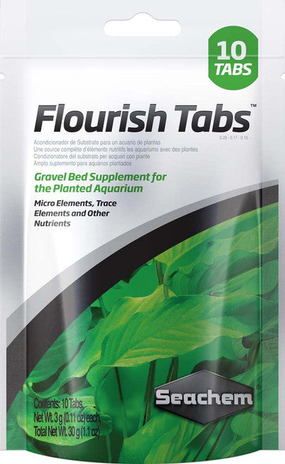 Seachem Flourish Tabs Plant Supplement 1.1 oz - Aquarium