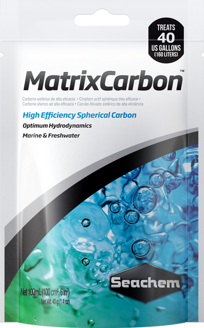 Seachem MatrixCarbon Activated Carbon Media 100 ml - Aquarium