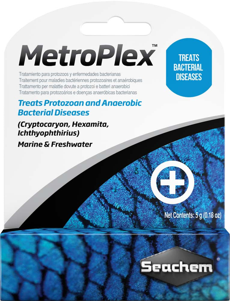 Seachem MetroPlex Parasitic and Bacterial Treatment 0.2 oz