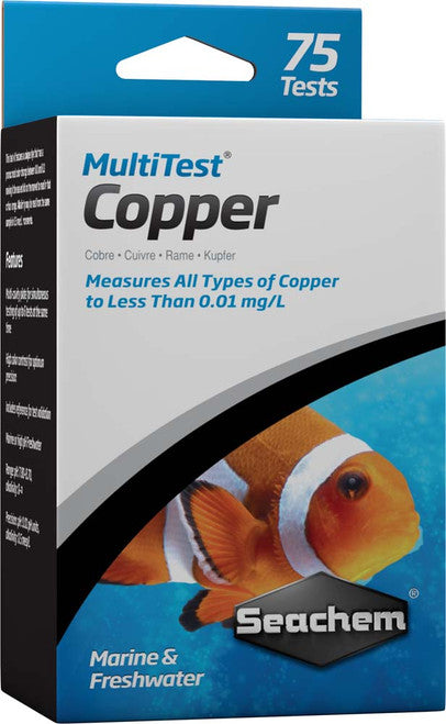 Seachem MultiTest Copper Test Kit - Aquarium