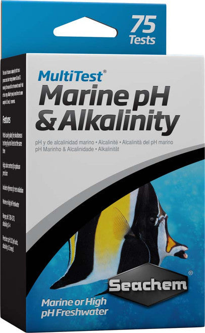Seachem MultiTest Marine pH Alkalinity Test Kit - Aquarium