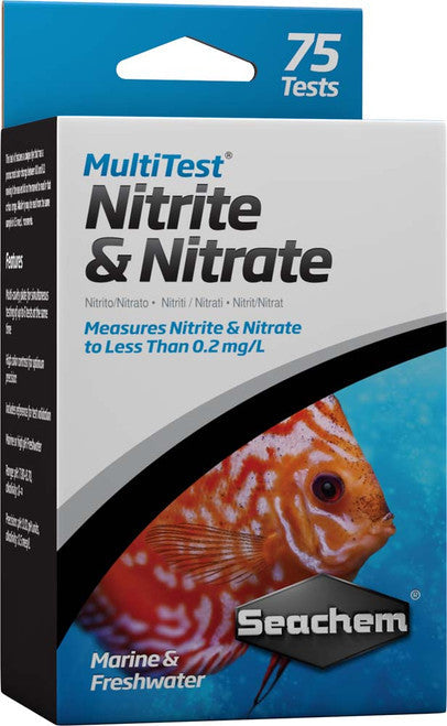 Seachem MultiTest Nitrite and Nitrate Test Kit - Aquarium