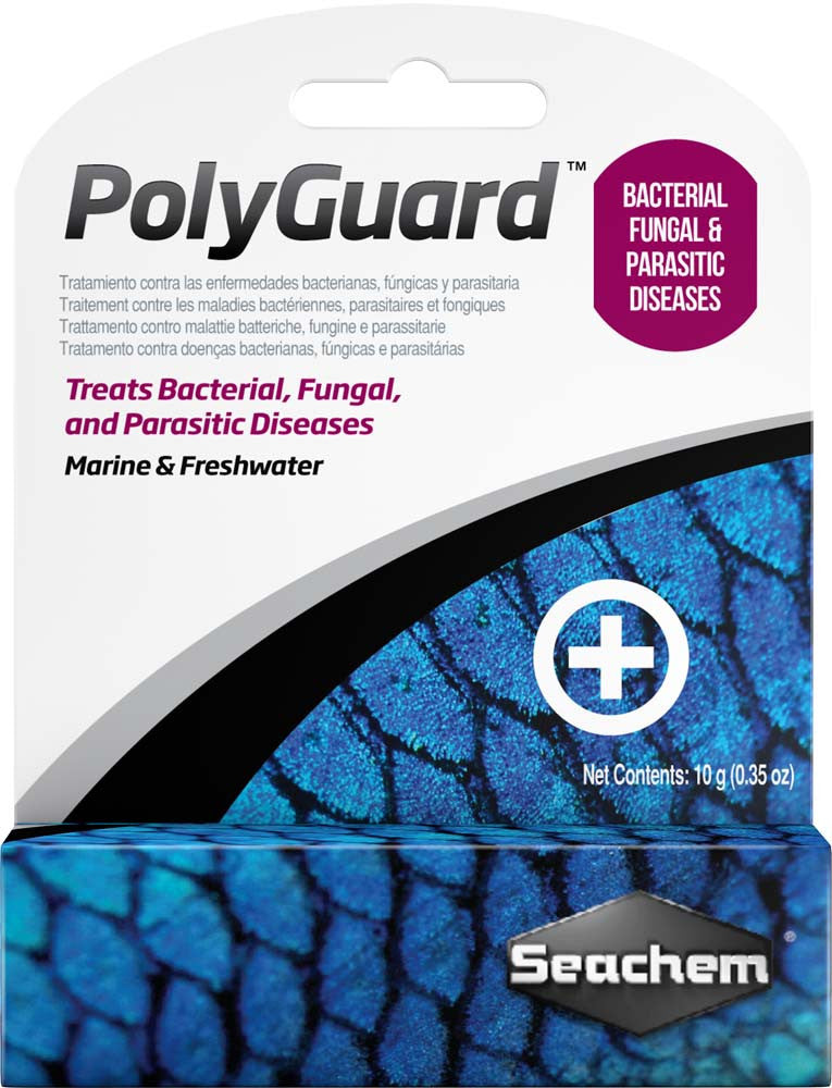 Seachem PolyGuard Bacterial, Fungal and Parasitic Diseases Treatment 0.4 oz