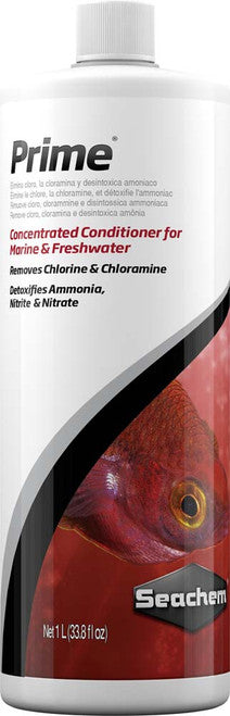 Seachem Prime Ammonia Detoxifier 1L/34oz - Aquarium