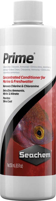 Seachem Prime Ammonia Detoxifier 250ml/8.5oz - Aquarium