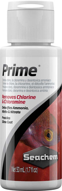 Seachem Prime Ammonia Detoxifier 50ml/1.7oz - Aquarium