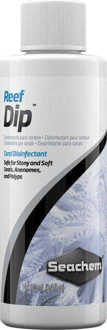 Seachem Reef Dip Coral Disinfectant 3.4 fl. oz - Aquarium