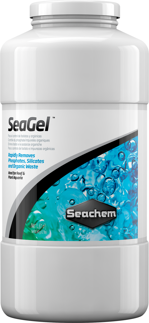 Seachem SeaGel Phosphate, Silicate, and Organic Waster Remover 1 L