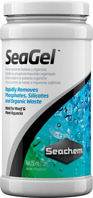 Seachem SeaGel Phosphate Silicate and Organic Waster Remover 250 ml - Aquarium