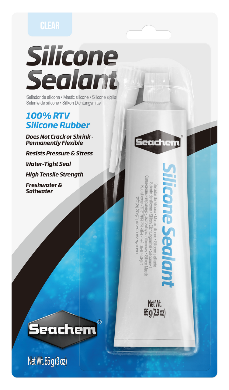 Seachem Silicone Sealant and Adhesive Clear 3 Ounces