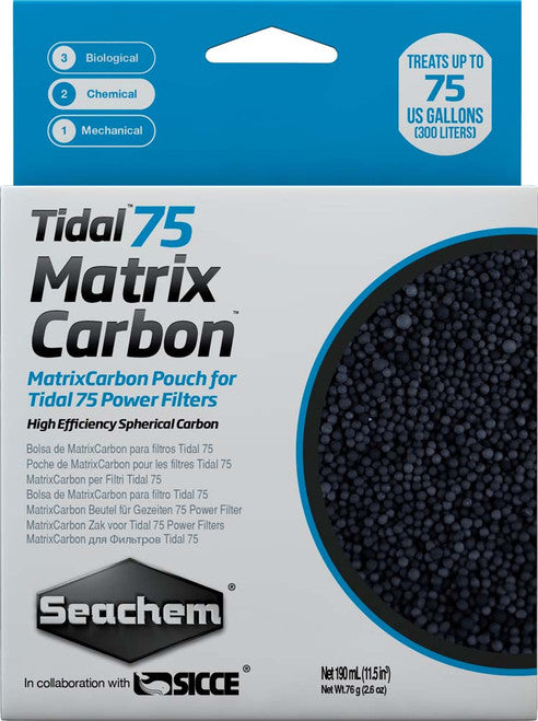 Seachem Tidal Matrix Activated Carbon Media 190 ml - Aquarium