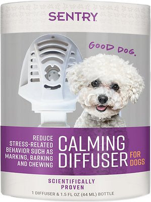 Sentry Calming Diffuser SENTRY Calming Diffuser Dog 1.5oz 484175 073091053293 – Pets Warehouse