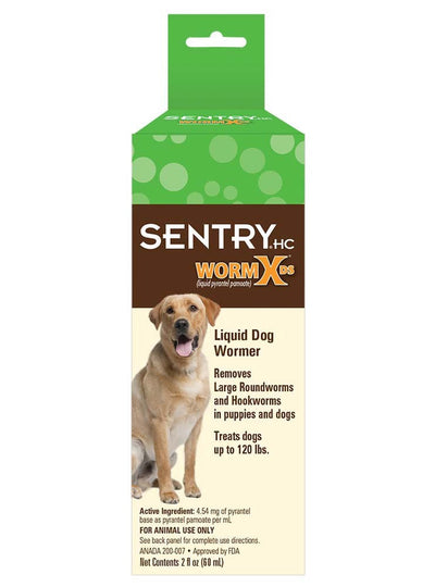 SENTRY WormX DS Liquid Wormer Dog 2  {L+ 073091175001