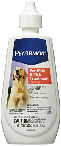 Sergeants Pet Armor Ear Mite and Tick Treatment For Dogs 3z {L-b} 073091025887