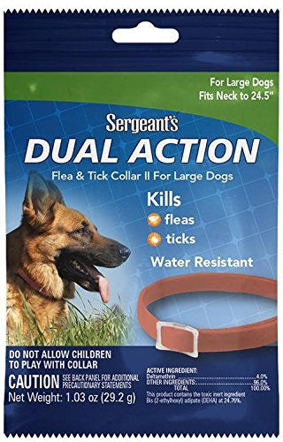 Sergeants Sentry Flea and Tick Collar For Dogs Large {L-b} 073091032861