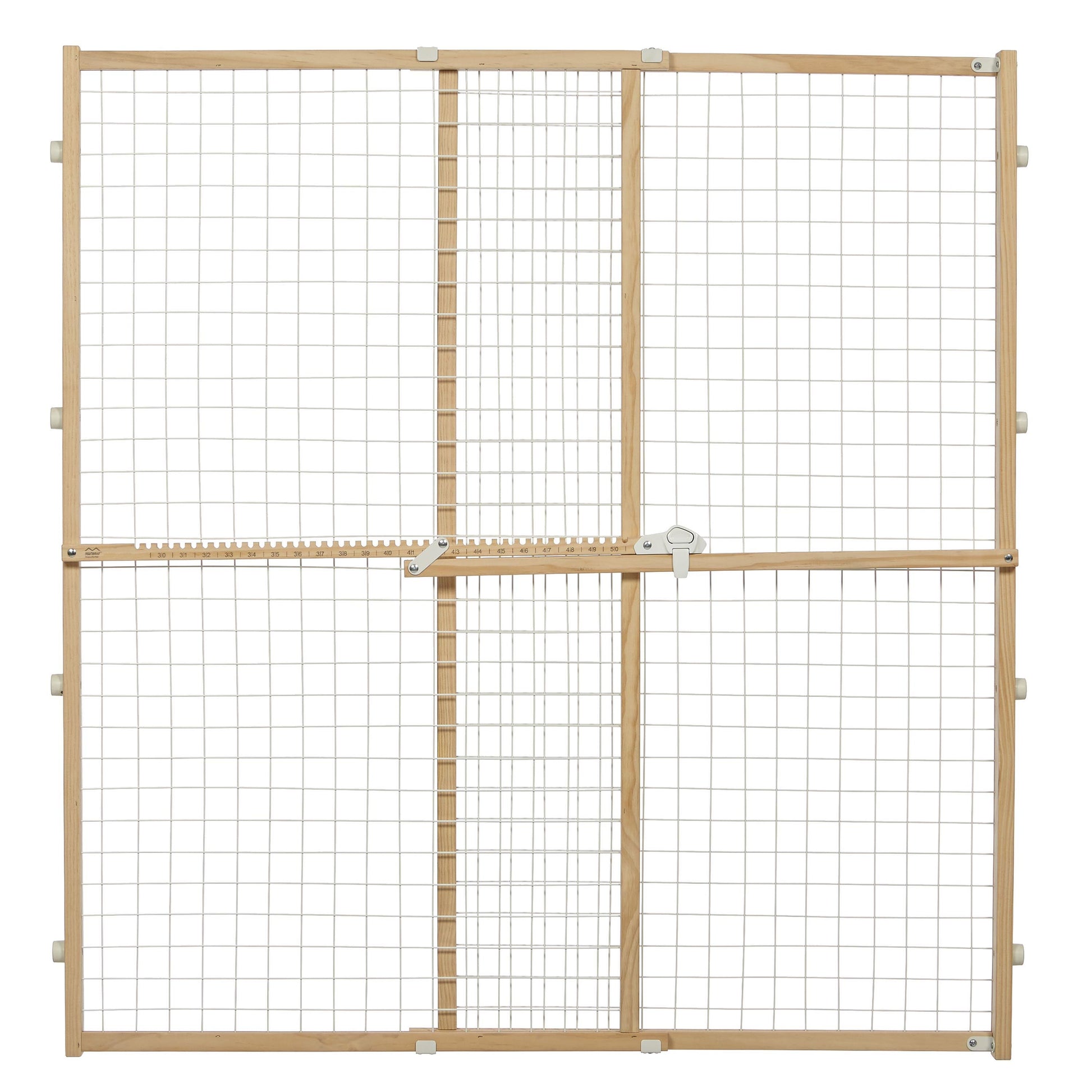 MidWest Homes for Pets Expandable Wood Gate 29-50In X 44 in 027773022817