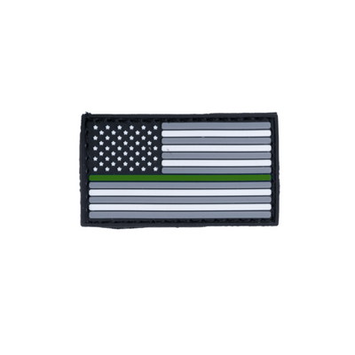 Boss Dog Tactical Collar Patch USA Thin Green Line 850030579355