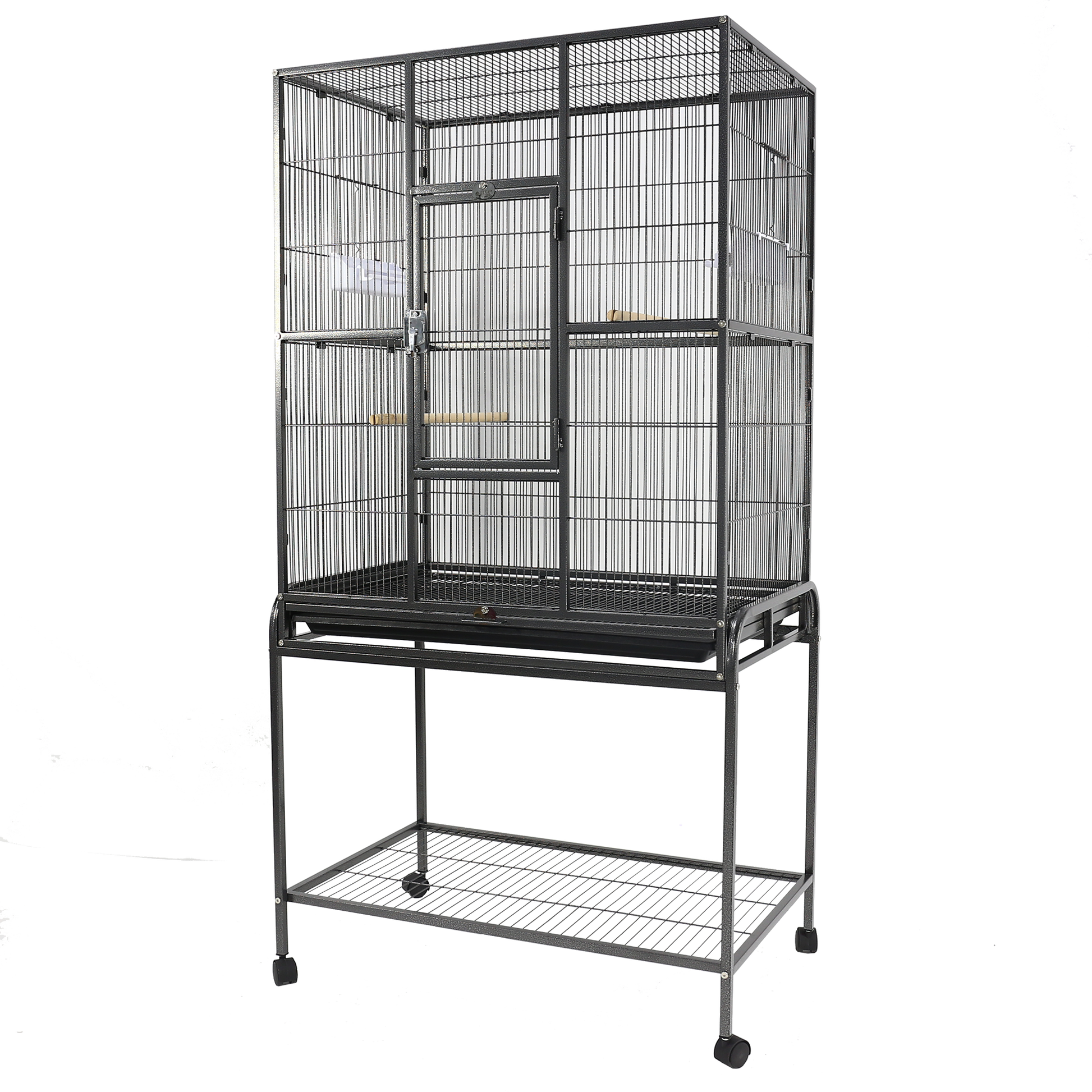 A & E Cages Flight Cage and Stand Black 31In X 20 in 644472014938