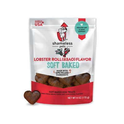 Shameless Pets Lobster Rollover Flavor Soft - Baked Dog Treats 6 / oz