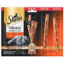 Sheba Meaty Tender Sticks Chicken 10/.07Z {L-1}798386 023100117812