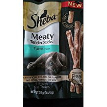 Sheba Meaty Tender Sticks Tuna 10/.07Z {L-1}798388 023100117850