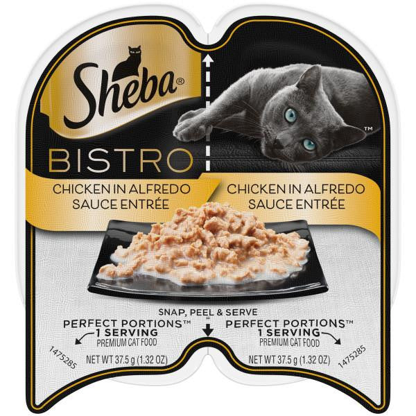 Sheba Perfect Portions Chicken Alfredo Cat Food 24 / 2.64 oz 023100136981