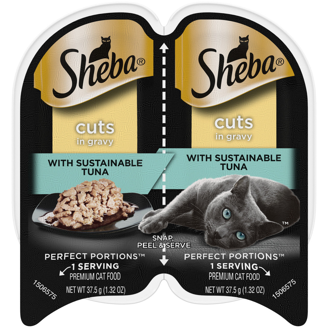 Sheba Perfect Portions Cuts in Gravy Wet Cat Food Signature Tuna 2.6oz 24pk