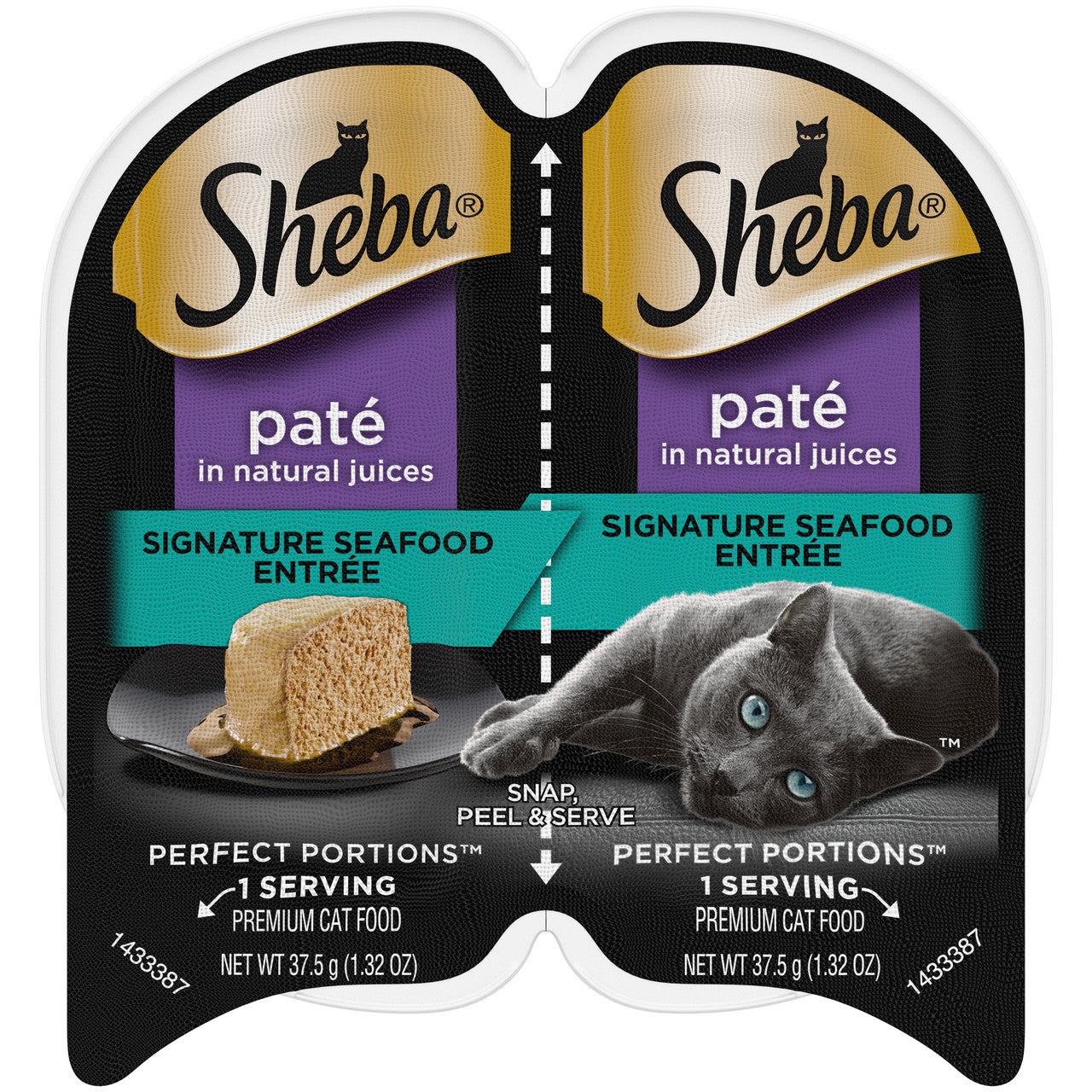 Sheba Perfect Portions Pate Wet Cat Food Signature Seafood 2.6oz