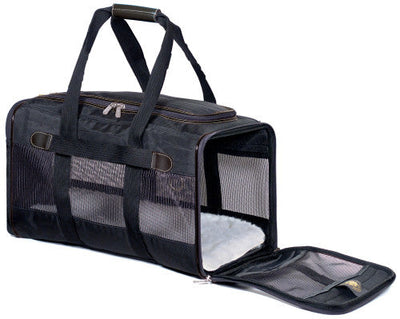 Sherpa’s Pet Trading Company Original Deluxe Carrier Black MD - Dog