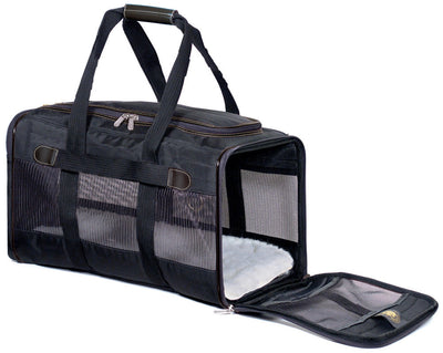 Sherpa's Pet Trading Company Original Deluxe Pet Carrier Black MD