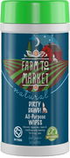 Farm to Market Natural Dirty Dawg All-Purpose Wipes with Witch-Hazel 50 ct 748406028951