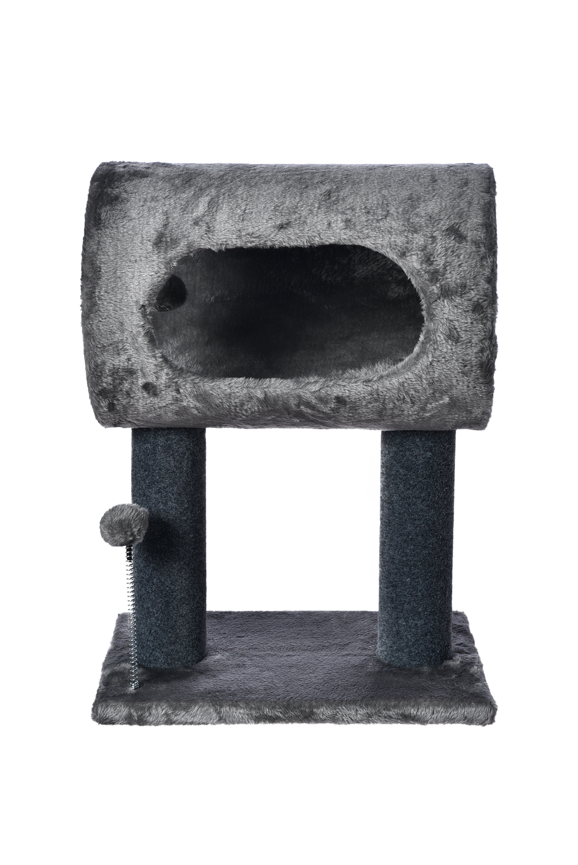 Max & Marlow Tunnel 2 Level Cat Tree w/ Toy 810162076535
