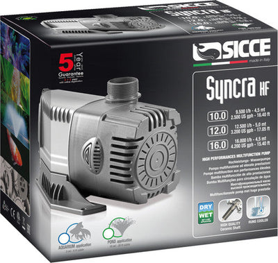 Sicce SYNCRA HF (High Flow) 12.0 Pump - 3200 GPH Aquarium