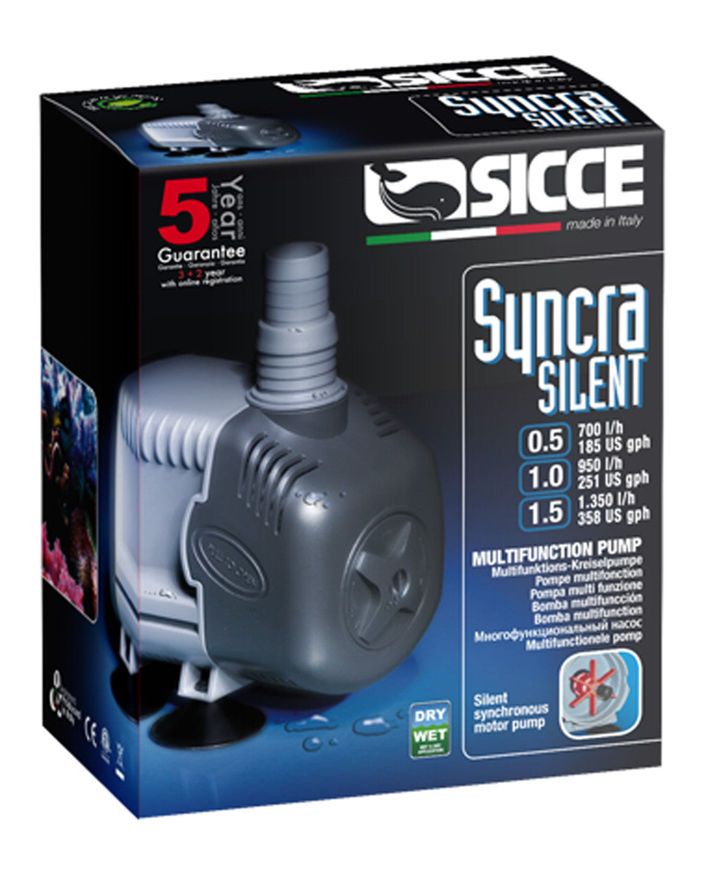 Sicce SYNCRA SILENT 0.5 Pump - 185 GPH