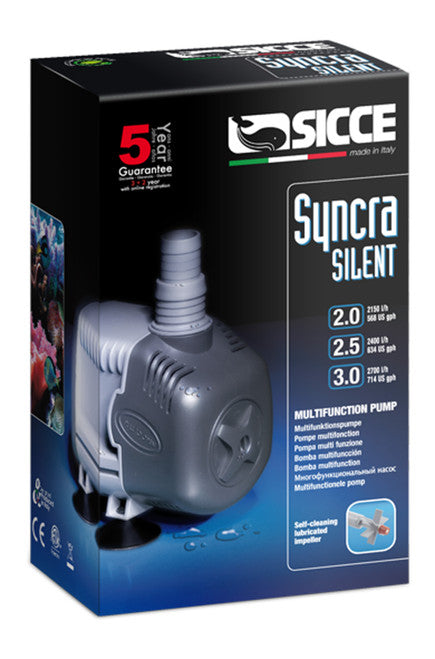 Sicce SYNCRA SILENT 2.0 Pump - 568 GPH Aquarium