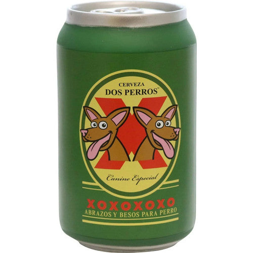 Silly Sqk Beer Can Dos Perros - Dog