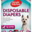 Simple Solution Disposable Diapers White SM 12pk - Dog