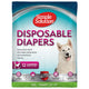 Simple Solution Disposable Diapers White XXL 12pk - Dog