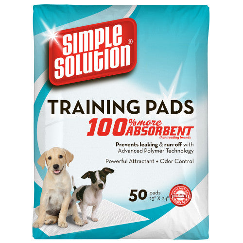 Simple Solution Original Training Pads 50 Pack 23 in x 24 - Dog