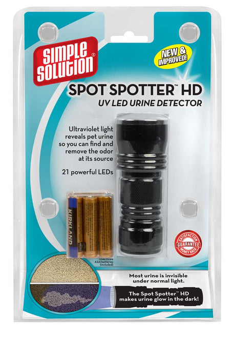 Simple Solution Spot Spotter HD UV Urine Detector - Dog